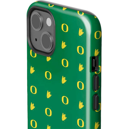 University of Oregon Pattern iPhone 14 Impact Case