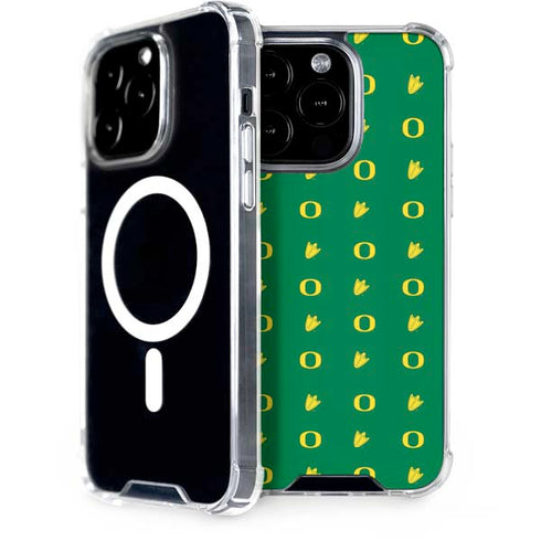 University of Oregon Pattern iPhone 15 Pro MagSafe Case