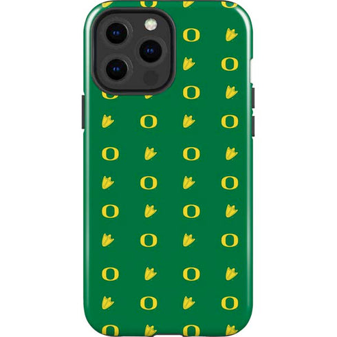 University of Oregon Pattern iPhone 15 Pro Max Impact Case