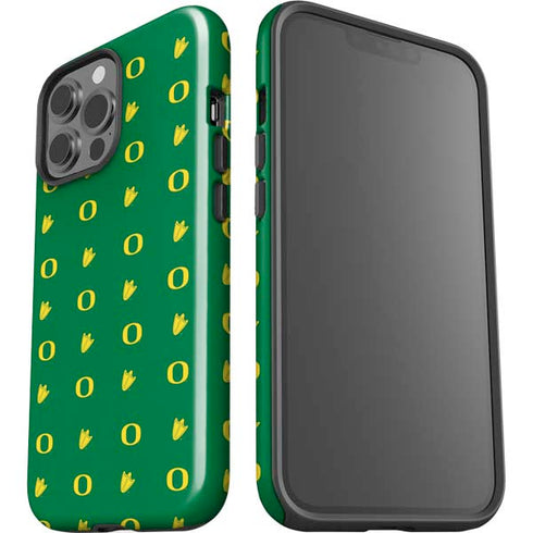 University of Oregon Pattern iPhone 15 Pro Max Impact Case
