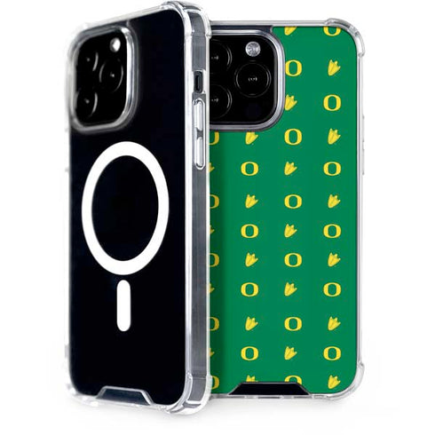 University of Oregon Pattern iPhone 15 Pro Max MagSafe Case