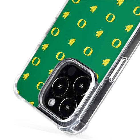 University of Oregon Pattern iPhone 15 Pro Max MagSafe Case