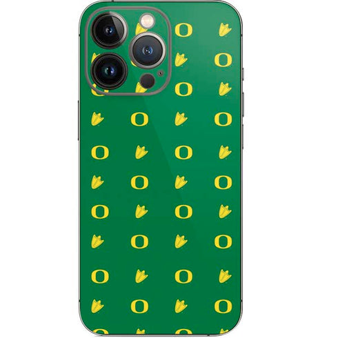 University of Oregon Pattern iPhone 15 Pro Skin