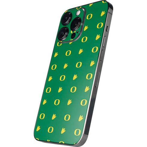 University of Oregon Pattern iPhone 15 Pro Skin