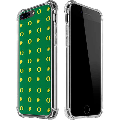 University of Oregon Pattern iPhone 7/8 Plus Clear Case