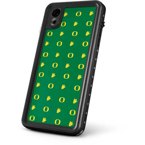 University of Oregon Pattern iPhone XR Waterproof Case