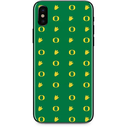 University of Oregon Pattern iPhone XS Skin
