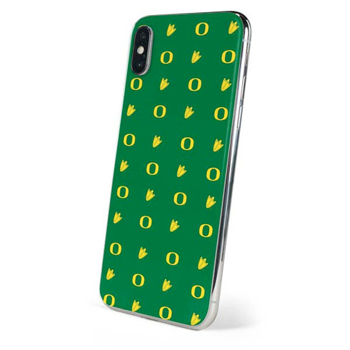 University of Oregon Pattern iPhone XS Skin