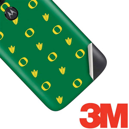 University of Oregon Pattern Moto E5 Play Skin