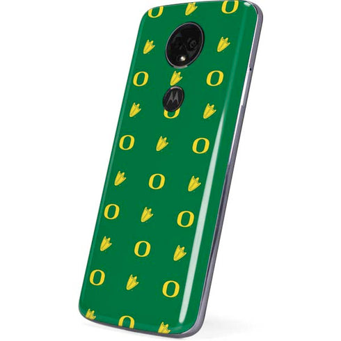 University of Oregon Pattern Moto E5 Plus Skin
