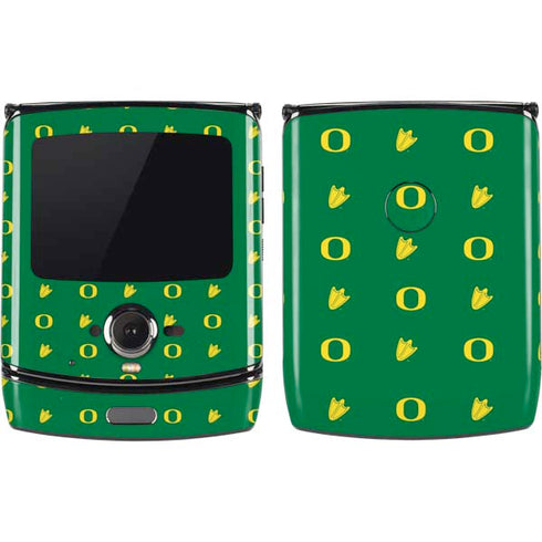 University of Oregon Pattern Motorola RAZR Skin