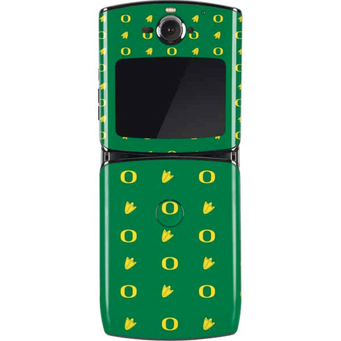 University of Oregon Pattern Motorola RAZR Skin