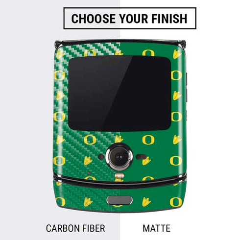 University of Oregon Pattern Motorola RAZR Skin
