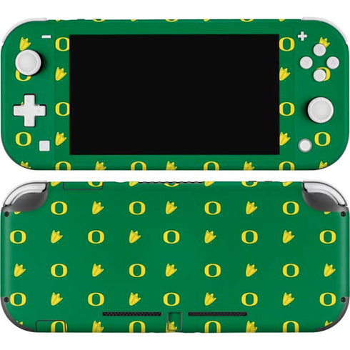 University of Oregon Pattern Nintendo Switch Lite Skin
