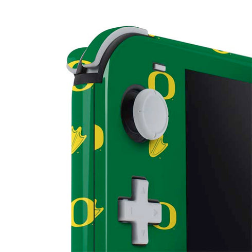 University of Oregon Pattern Nintendo Switch Lite Skin