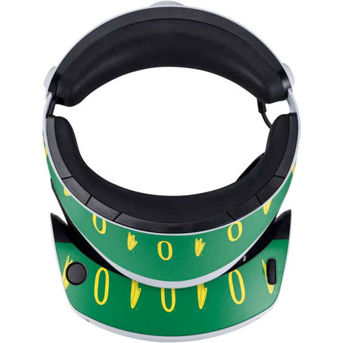 University of Oregon Pattern PlayStation VR2 Skin