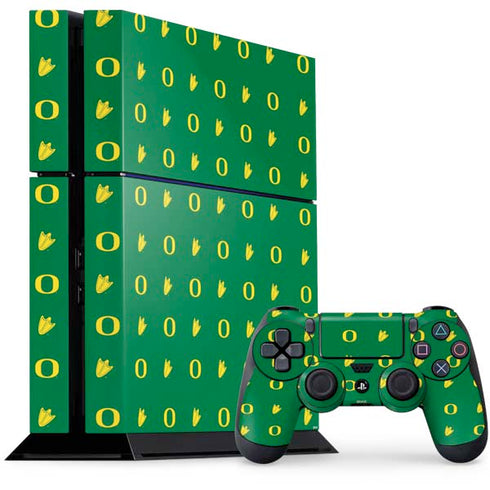 University of Oregon Pattern PS4 Console and Controller Bundle Skin