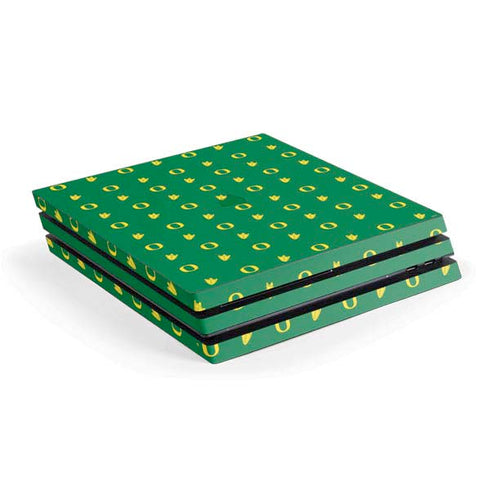 University of Oregon Pattern PS4 Pro Console Skin