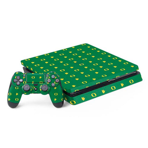 University of Oregon Pattern PS4 Slim Bundle Skin