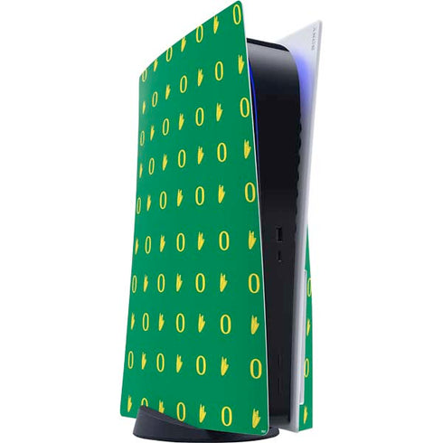 University of Oregon Pattern PS5 Console Skin