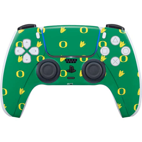 University of Oregon Pattern PS5 Controller Skin