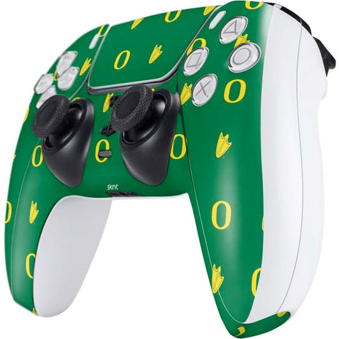 University of Oregon Pattern PS5 Controller Skin