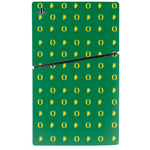 University of Oregon Pattern PS5 Slim Digital Edition Bundle Skin