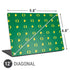 University of Oregon Pattern Universal Laptop 12in (9.8 x 6.8in) Skin