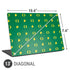 University of Oregon Pattern Universal Laptop 13in (10.6 x 7.6in) Skin