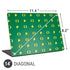 University of Oregon Pattern Universal Laptop 14in (11.4 x 8.2in) Skin