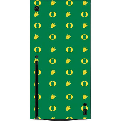 University of Oregon Pattern Xbox Series X Console Skin