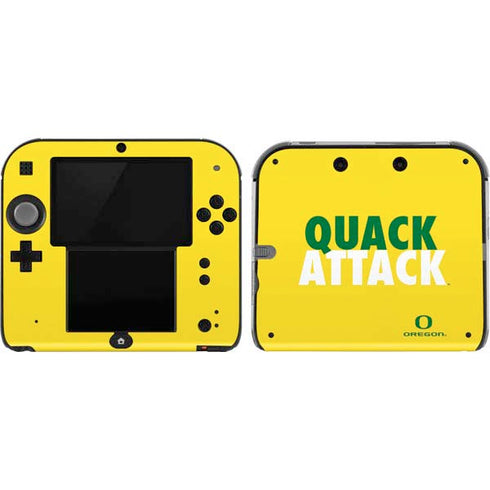University of Oregon Quack Attack Nintendo 2DS Skin