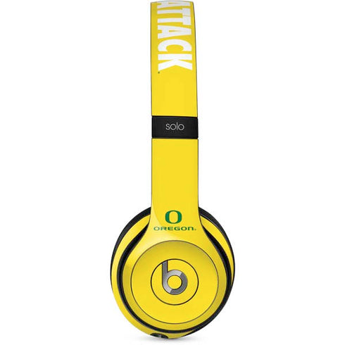 University of Oregon Quack Attack Beats Solo 2 Wired Skin