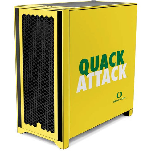 University of Oregon Quack Attack Corsair 4000D Tempered Glass Mid-Tower ATX Case Skin