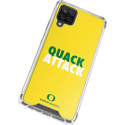 University of Oregon Quack Attack Galaxy A12 Clear Case