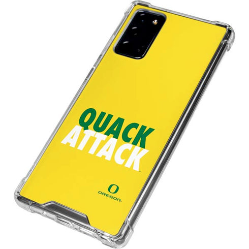 University of Oregon Quack Attack Galaxy Note20 5G Clear Case