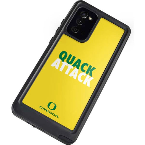University of Oregon Quack Attack Galaxy Note20 5G Waterproof Case