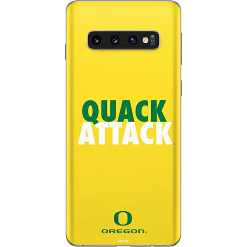 University of Oregon Quack Attack Galaxy S10 Skin