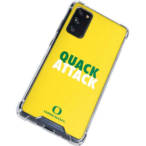 University of Oregon Quack Attack Galaxy S20 FE Clear Case