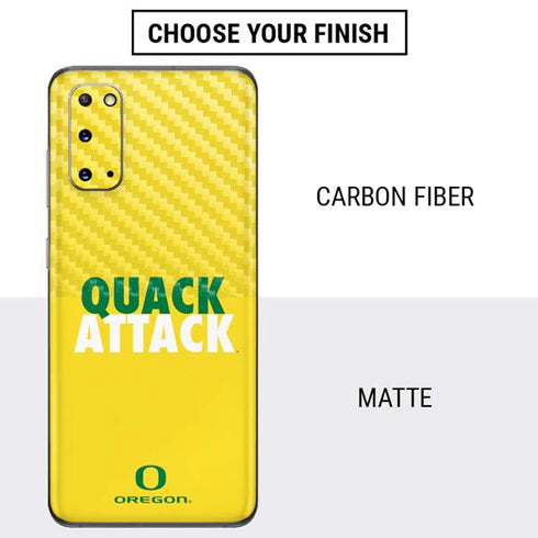 University of Oregon Quack Attack Galaxy S20 Skin