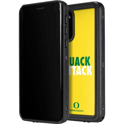 University of Oregon Quack Attack Galaxy S20 Waterproof Case