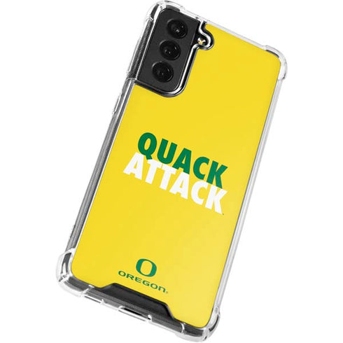 University of Oregon Quack Attack Galaxy S21 FE Clear Case