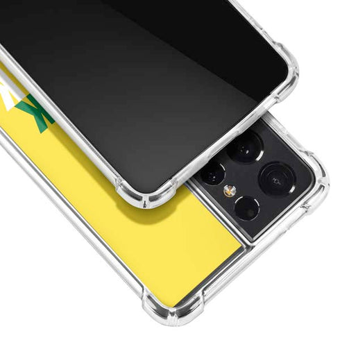 University of Oregon Quack Attack Galaxy S21 Ultra 5G Clear Case