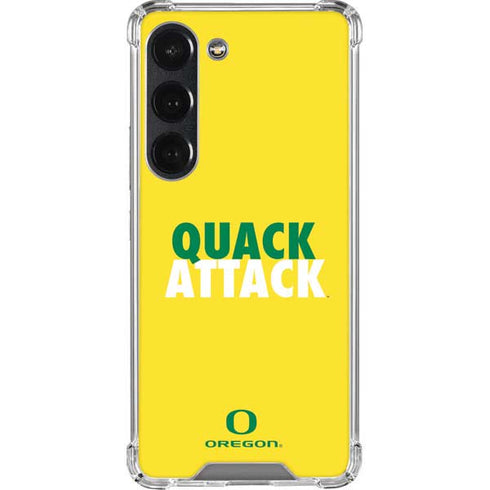 University of Oregon Quack Attack Galaxy S23 Clear Case