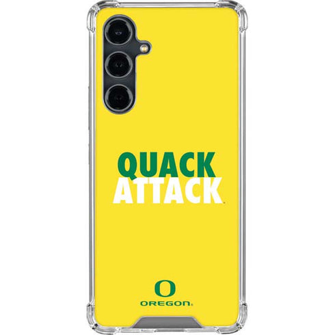 University of Oregon Quack Attack Galaxy S23 FE Clear Case