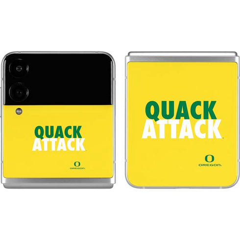 University of Oregon Quack Attack Galaxy Z Flip4 5G Skin