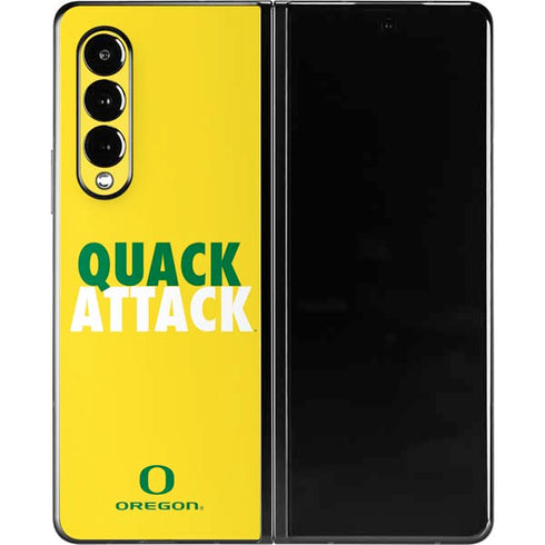 University of Oregon Quack Attack Galaxy Z Fold3 5G Skin