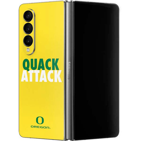 University of Oregon Quack Attack Galaxy Z Fold4 5G Skin