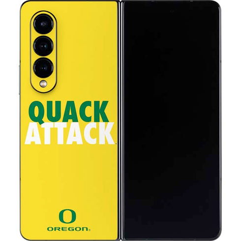 University of Oregon Quack Attack Galaxy Z Fold4 5G Skin