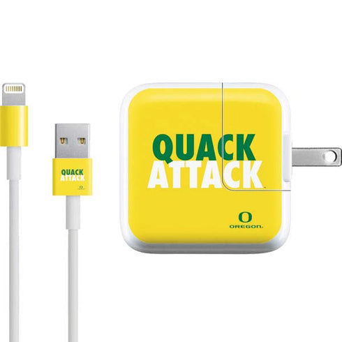 University of Oregon Quack Attack iPad Charger (10W USB) Skin